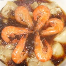 鲜虾元宝汤