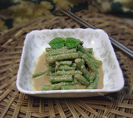 麻汁豇豆