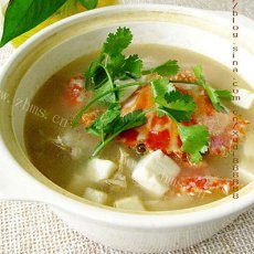 蟹白豆腐汤