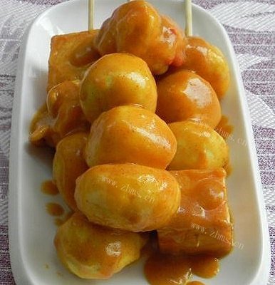 美味咖喱鱼旦 鱼腐