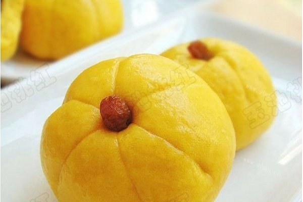 南瓜豆沙包（发面版）
