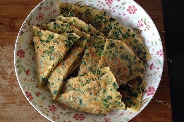 自制韭菜肉饼