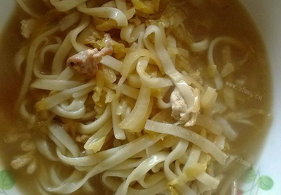 酸菜肉丝面