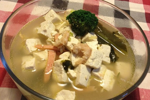 美味海带豆腐汤