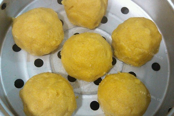 玉米面豆沫小窝头