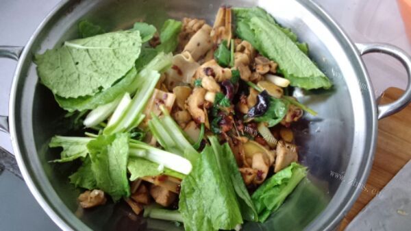 好吃的干锅鸡块