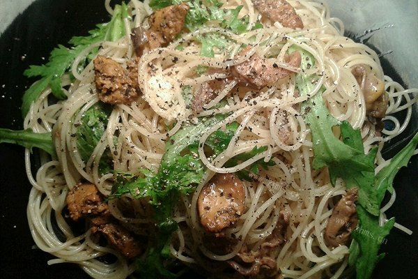 家常鸡肝意面