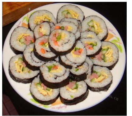 自制紫菜包饭