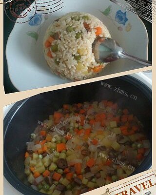 腊肠时蔬焖饭