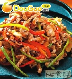 椒麻铁板牛肉丝