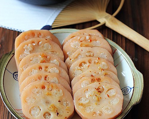 胭脂糯米藕