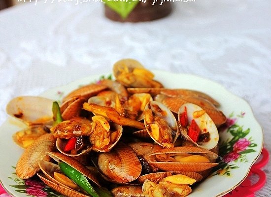 家常香辣海鲜味拌饭酱炒花甲
