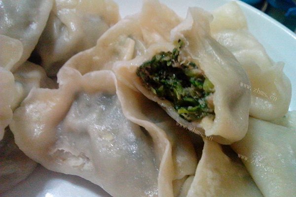 猪肉菠菜烫面饺
