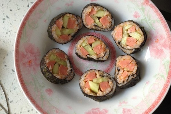 自制紫菜包饭