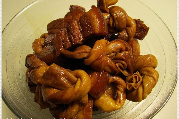 百叶结烧肉