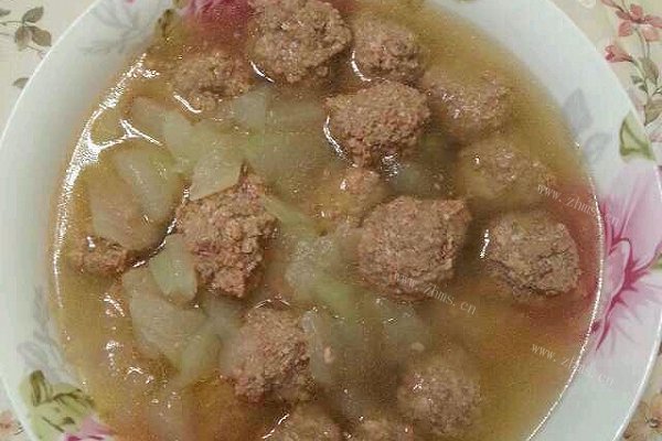 冬瓜羊肉丸子汤