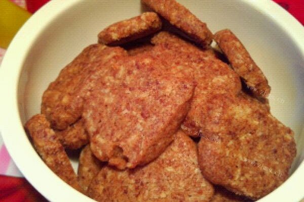 自制红糖燕麦饼干