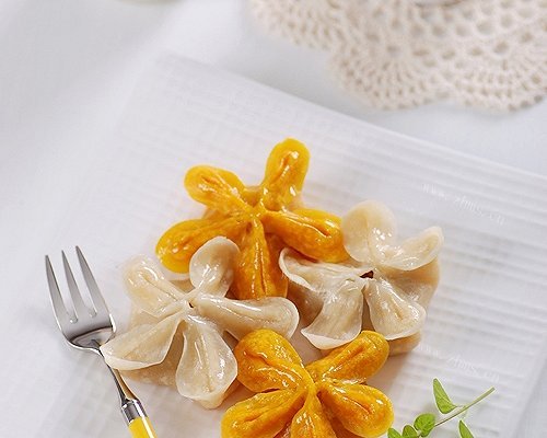 梅花蒸饺
