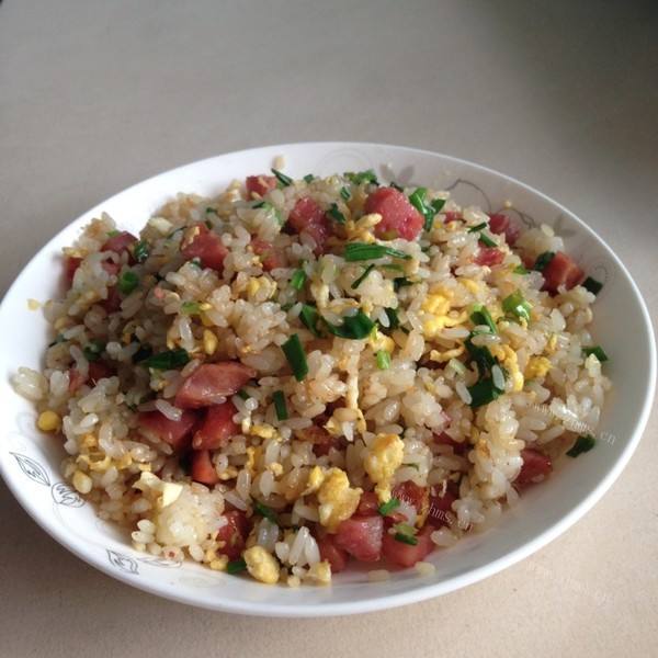 在家做的蛋炒饭
