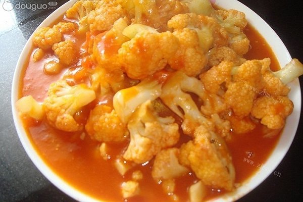 好吃的番茄菜花