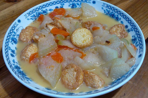 美味日本豆腐烧冬瓜