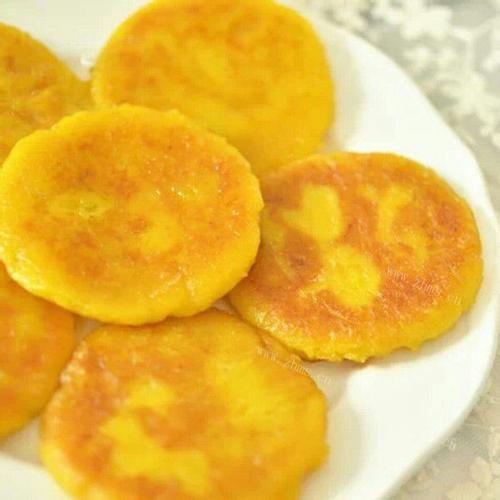 自己做的南瓜饼