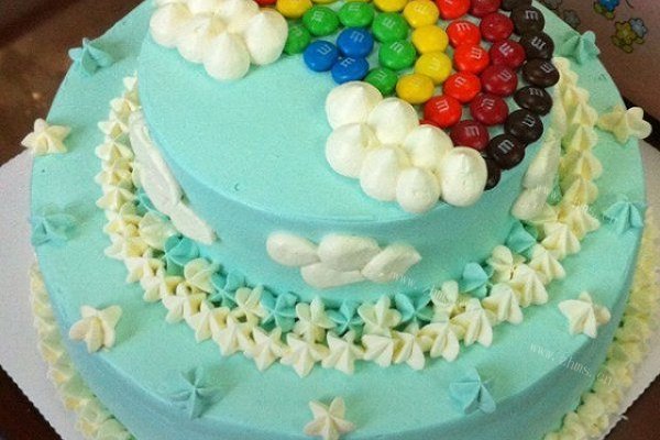 自制彩虹蛋糕