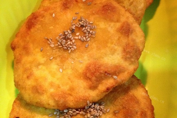 自制芝麻南瓜饼