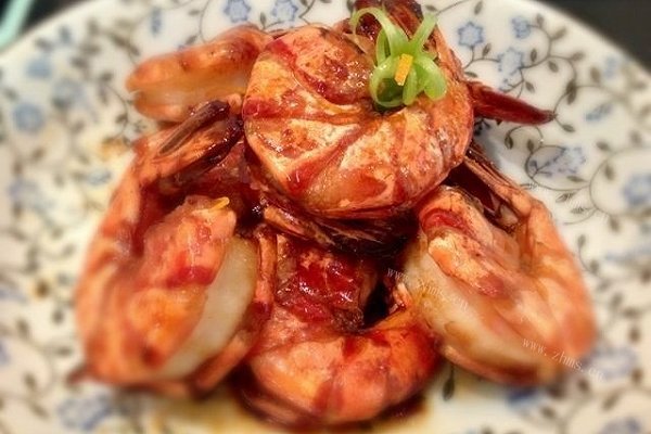橙香美极虾