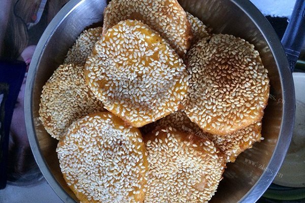 芝麻南瓜饼