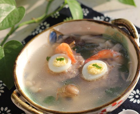 自制杂菇Q蛋汤