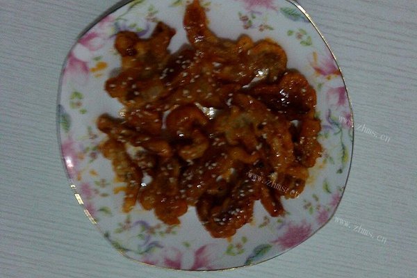自制芝麻肉条