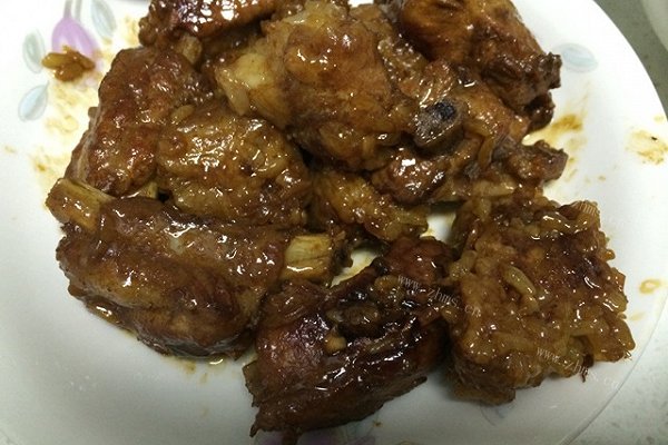 排骨烧粽子
