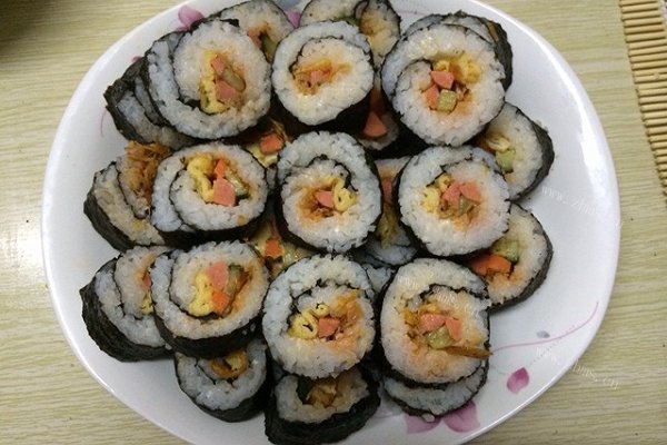 自制金针菇寿司