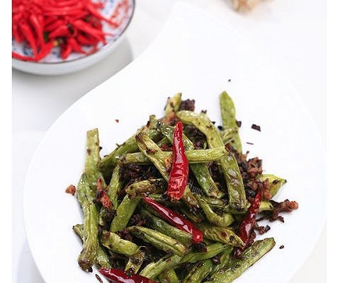 家常干煸四季豆