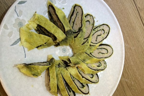 紫菜鸡蛋肉卷卷
