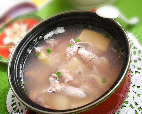#爱美食#海兔豆腐汤