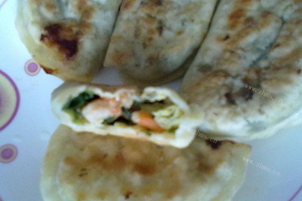 韭菜虾仁鸡蛋哈饼