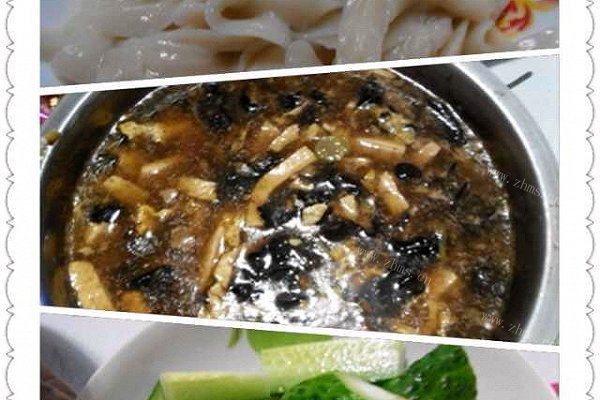 家常豆腐条打卤面