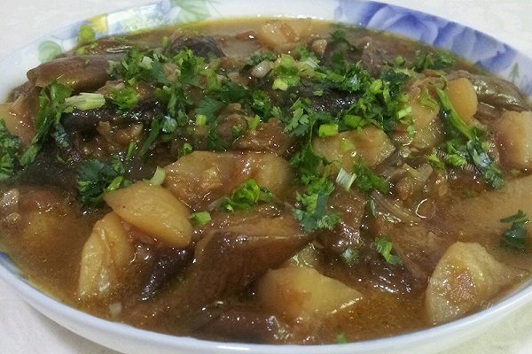 独家土豆炖茄子