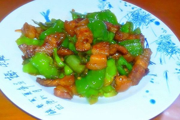 尖椒炒五花肉