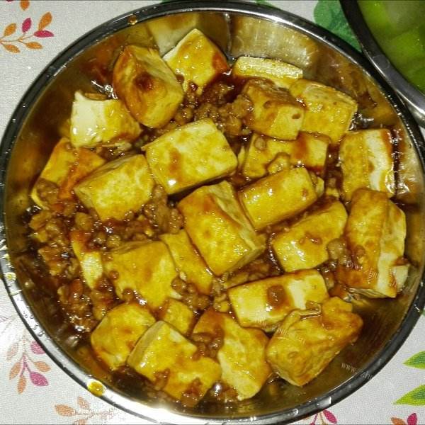 「DIY美食」肉末豆腐
