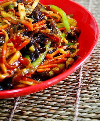 自鱼香肉丝