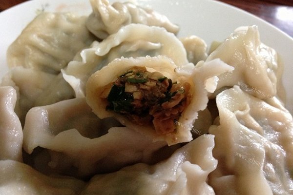 美味的六鲜饺子