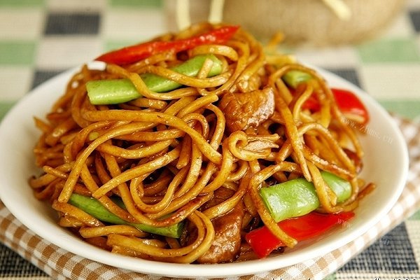家常豆角焖面