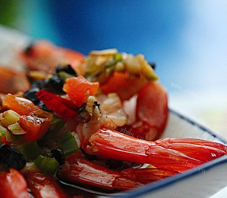 豆豉蒜蓉蒸对虾