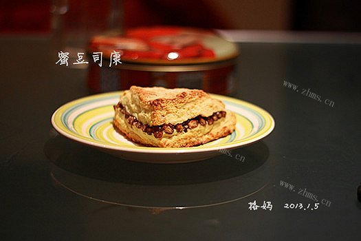 家常蜜豆司康