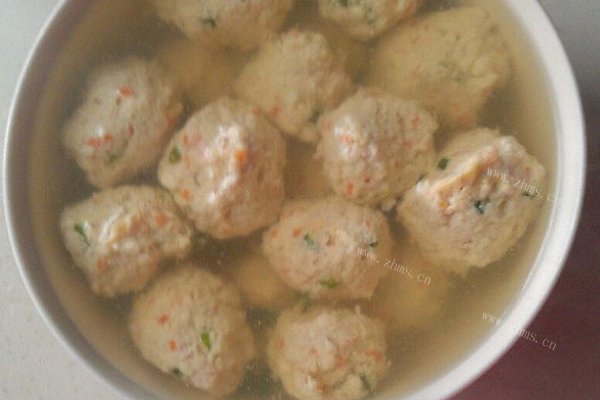 豆腐瘦肉胡萝卜丸子