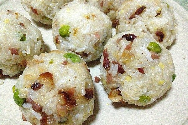 腊肉糯米丸子