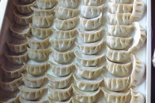家常韭菜鸡蛋饺子